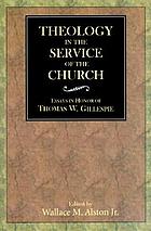 Theology in the service of the church
