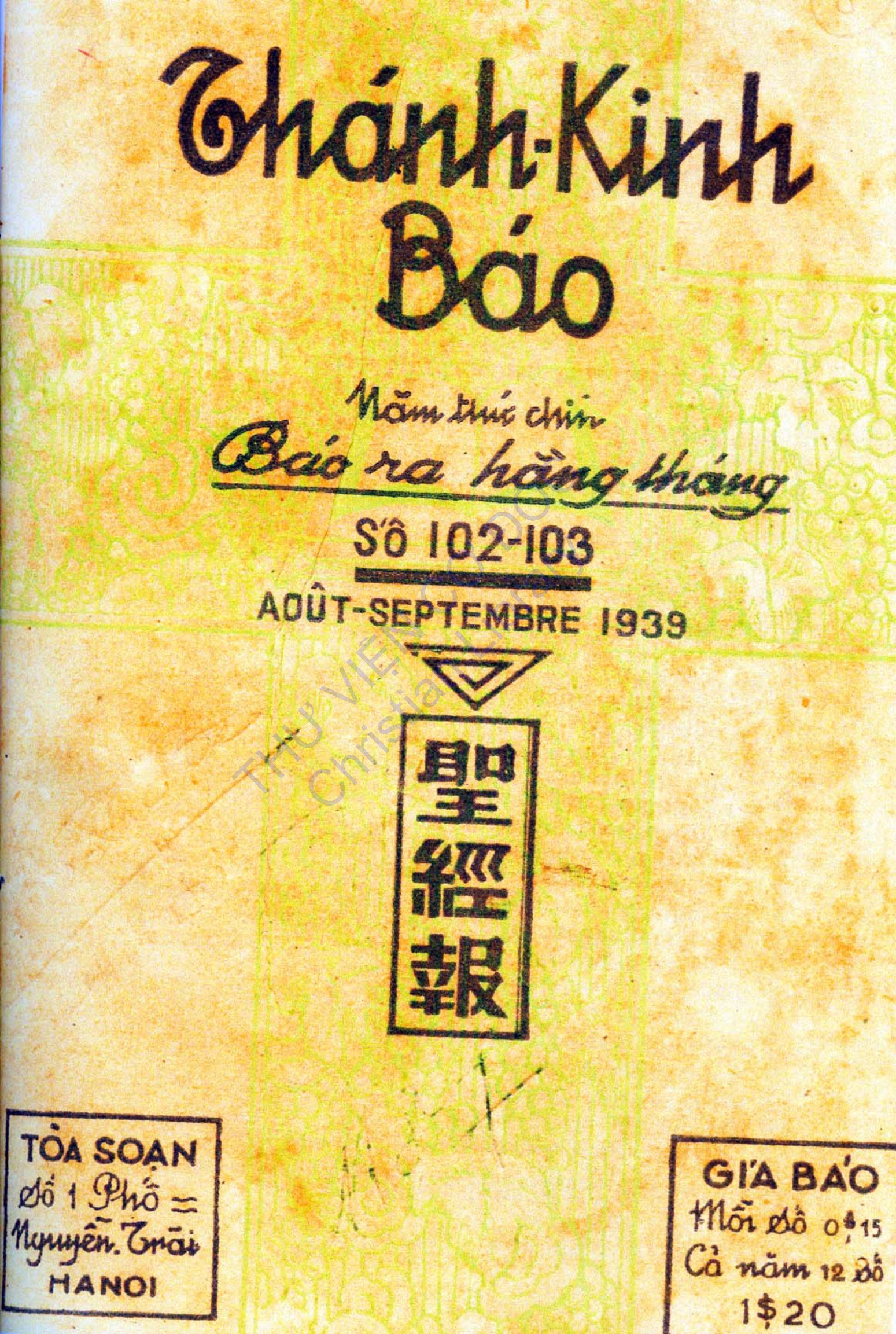 Thánh Kinh Báo 102-103