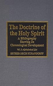 The Doctrine of the Holy Spirit