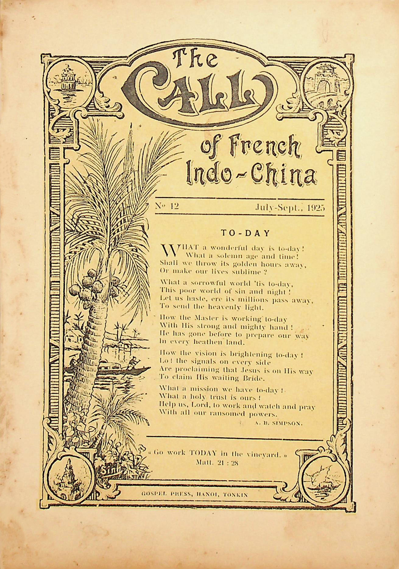 The Call of French Indo-China