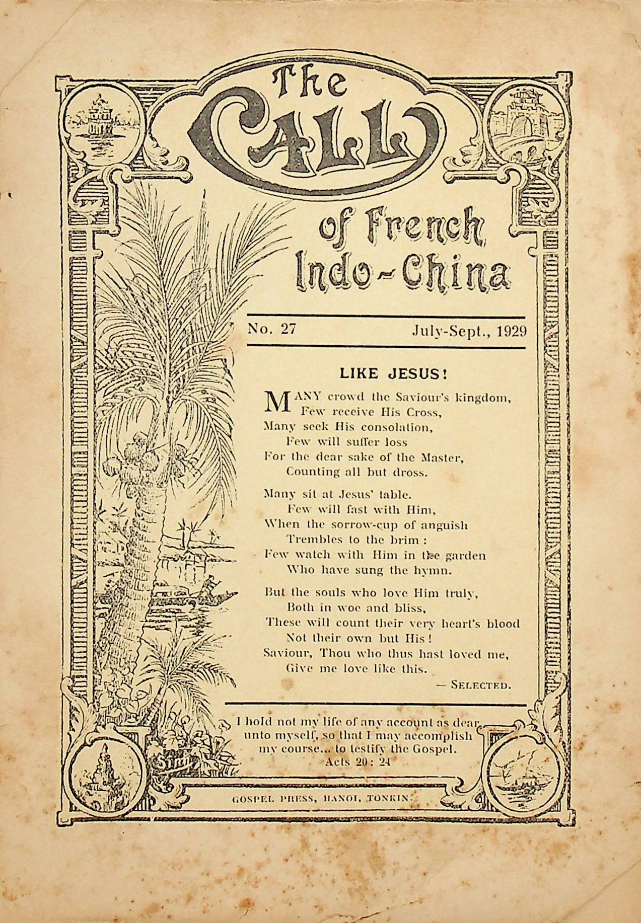 The Call of French Indo-China