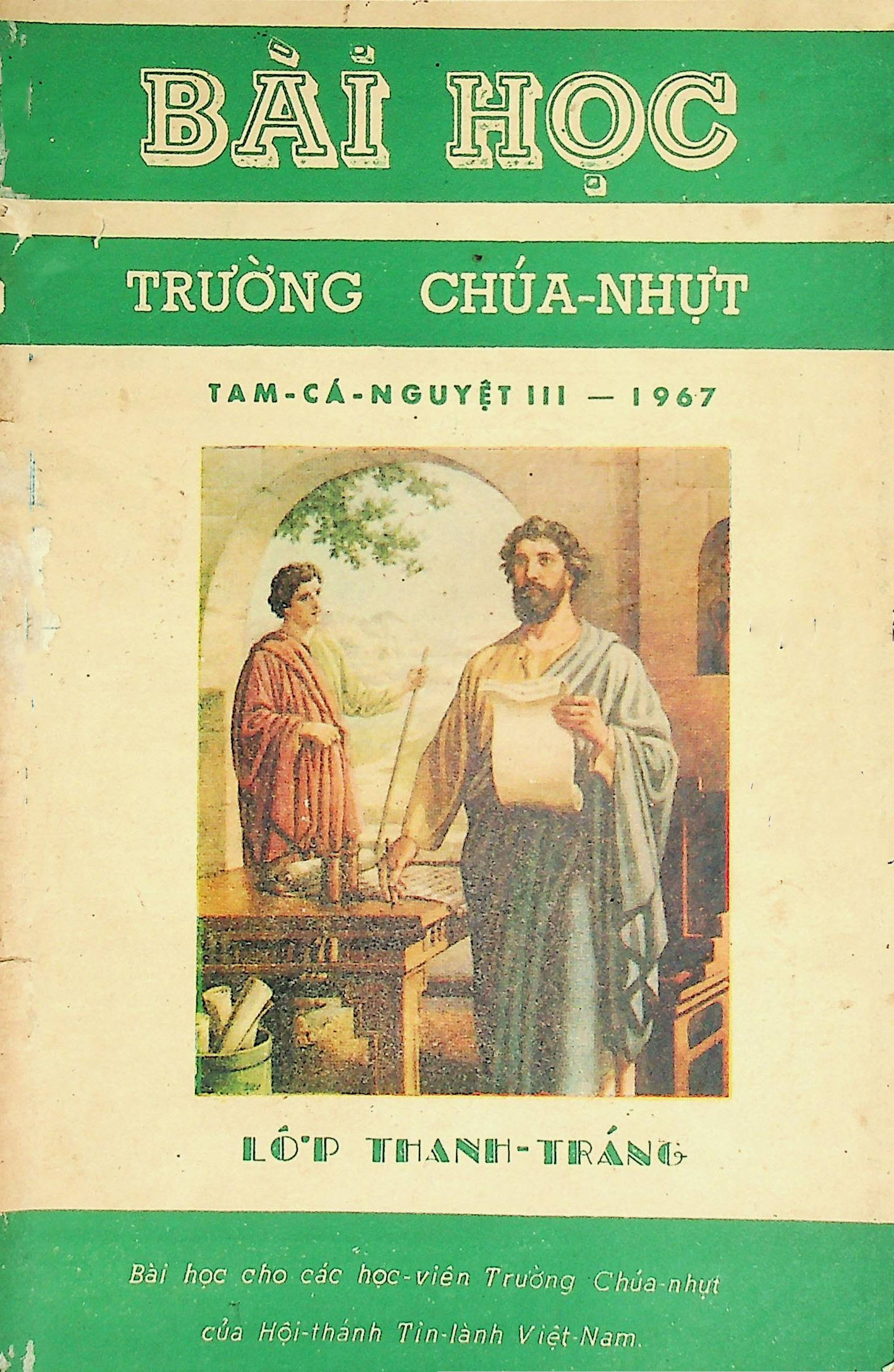 Bài Học Trường Chúa Nhật Lớp Thanh Tráng