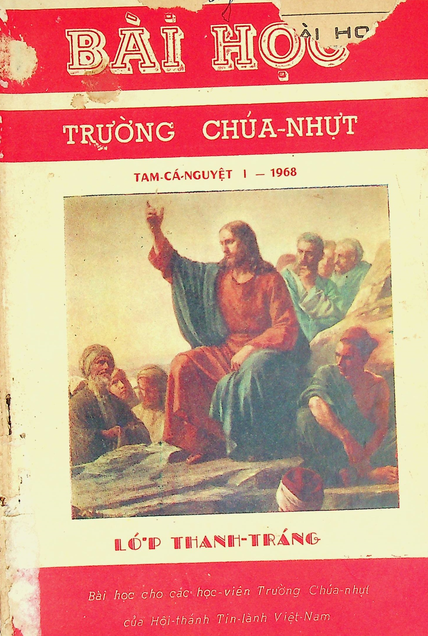 Bài Học Trường Chúa Nhật Lớp Thanh Tráng