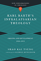 Karl Barth's Infralapsarian Theology