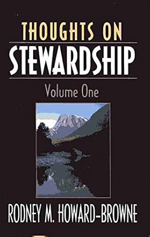 Thoughts on Stewardship