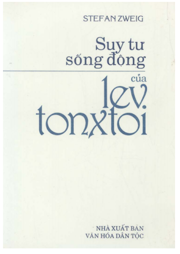 Suy Tư Sống Động của Lev Tonxtoi