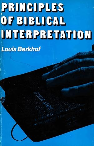 Principles of Biblical Interpretation