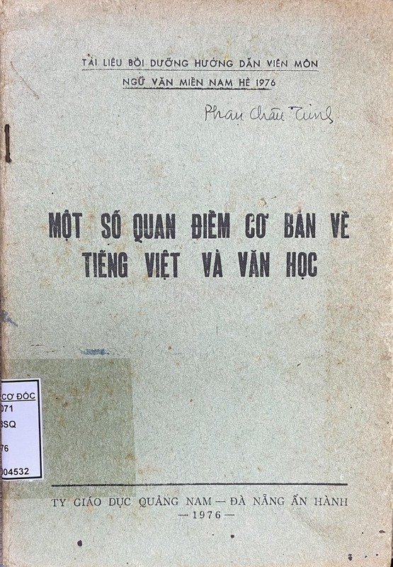 Một số quan điểm cơ bản về tiếng Việt và văn học