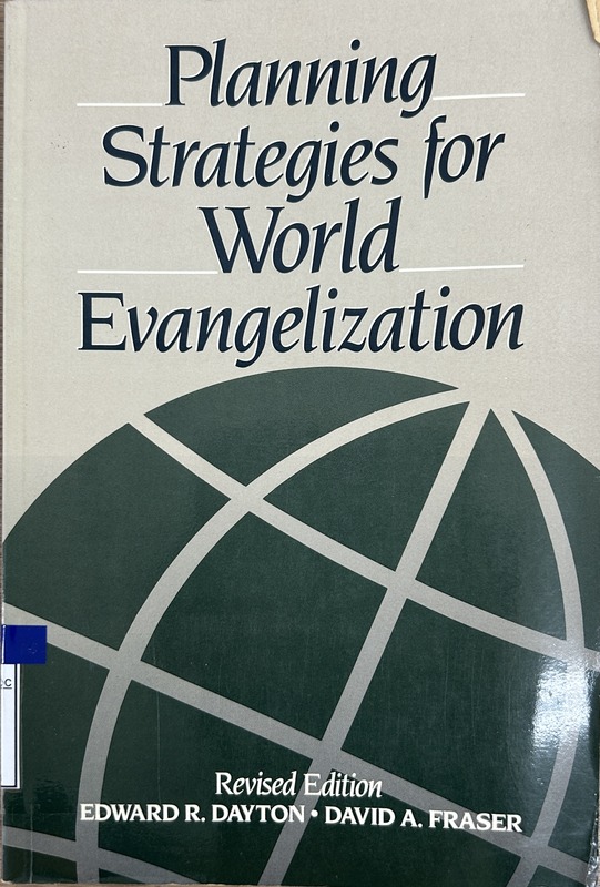 Planning Strategies for World Evangelization