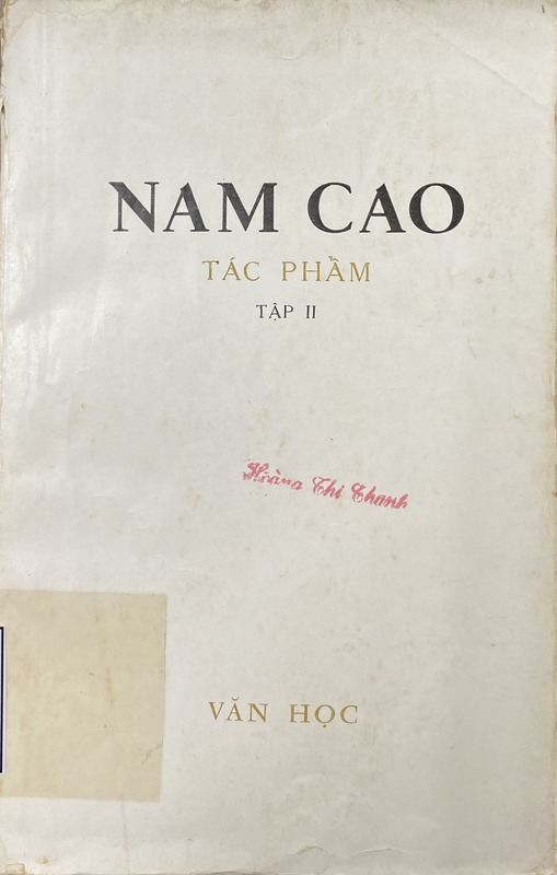 Nam Cao Tác Phẩm