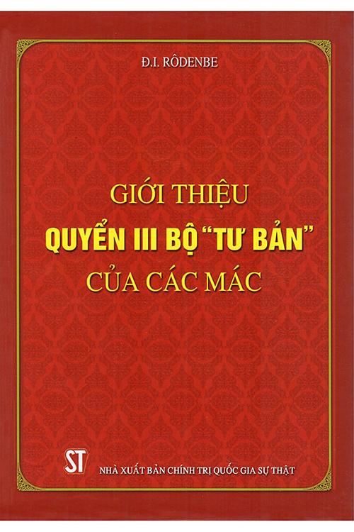 Giới Thiệu Quyển III Bộ `Tư Bản` của Các Mác