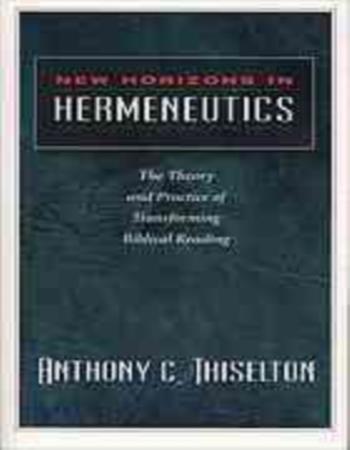 New horizons in Hermeneutics