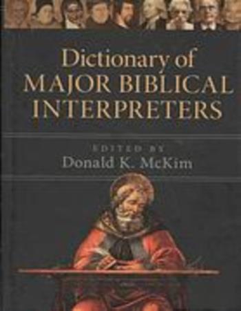 Dictionary of major biblical interpreters